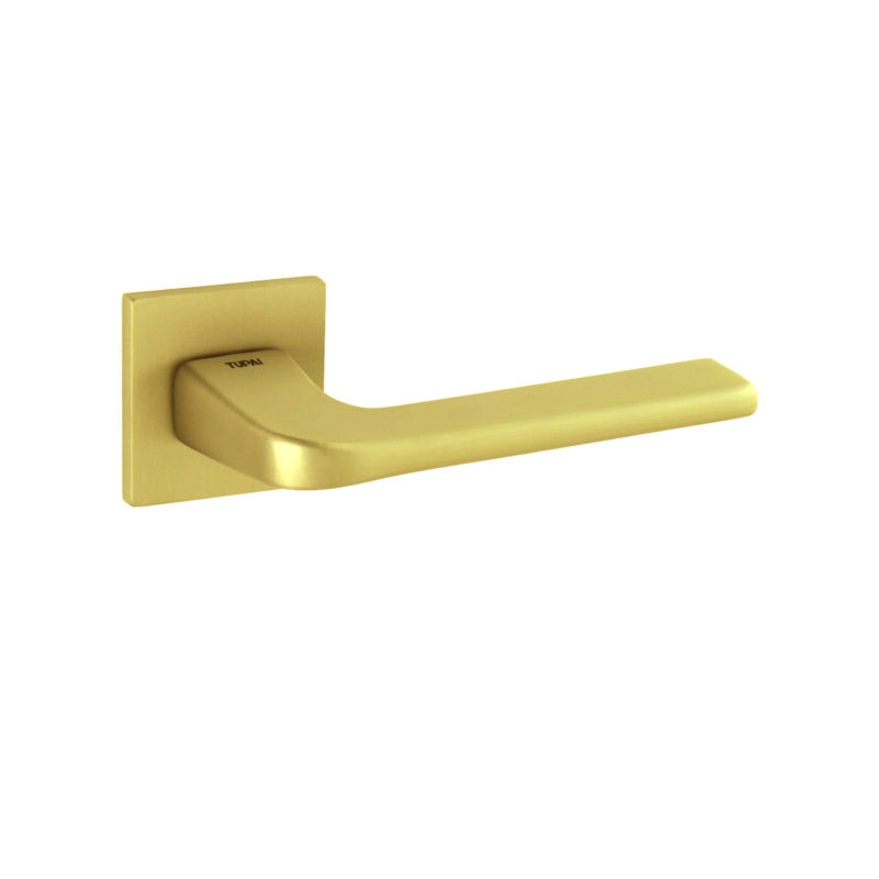 Un maner elegant și modern, model DARA, realizat din alamă satinată, cu o rozetă pătrată. Designul său simplu și rafinat se potrivește perfect pentru orice încăpere. Cu acest maner