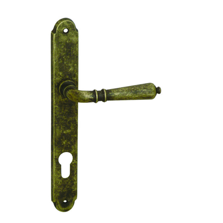 Un elegant maner numit Valentina, cu detalii din alamă lăcuită.