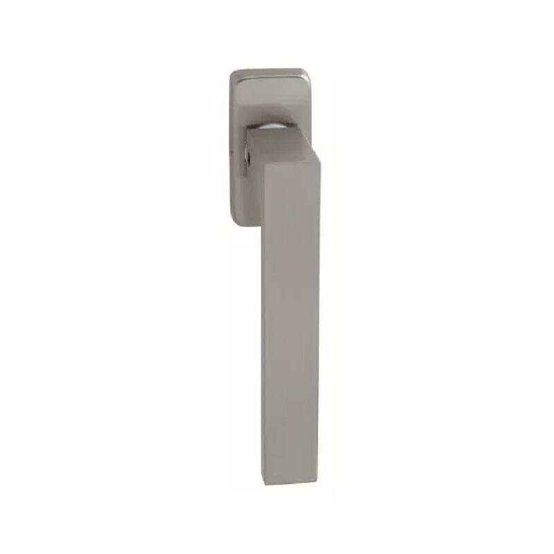 Un maner de fereastră elegant și modern, de culoare nichel perlat, realizat de brandul Tupai. Designul patrat conferă un aspect sofisticat și minimalist, potrivit pentru orice tip de fereastră.